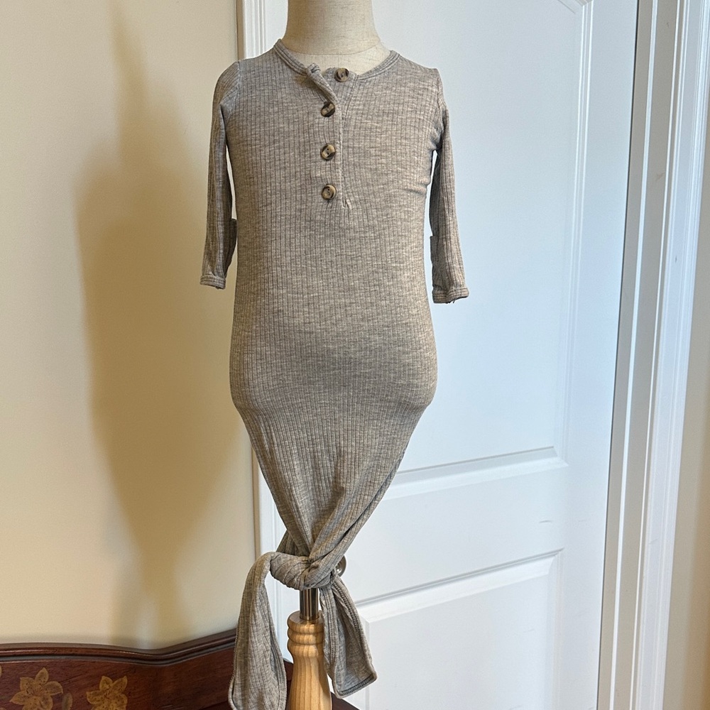 Lou Lou & Company Gray baby One Piece